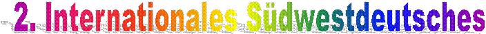 2. Internationales Südwestdeutsches